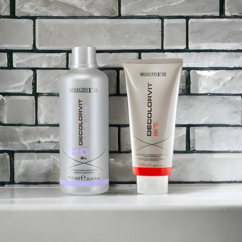 Hair bleaching-Removes red
