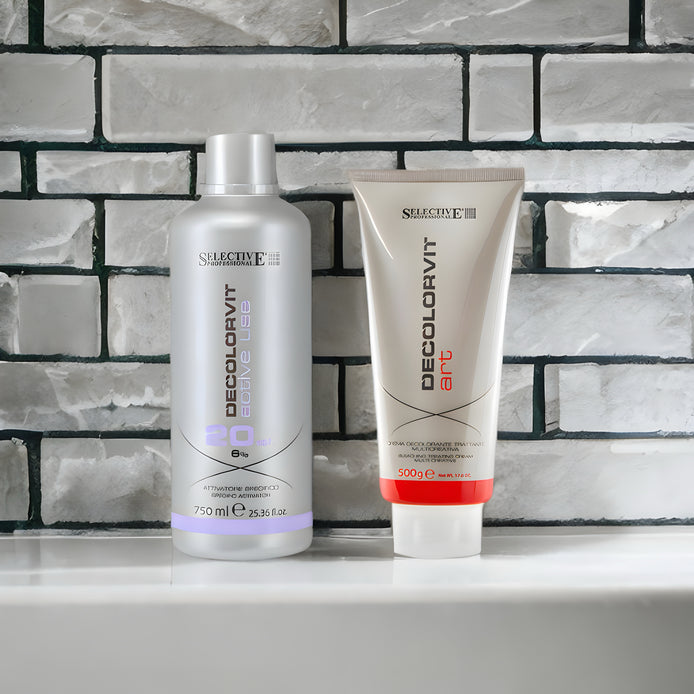 Hair bleaching-Removes red